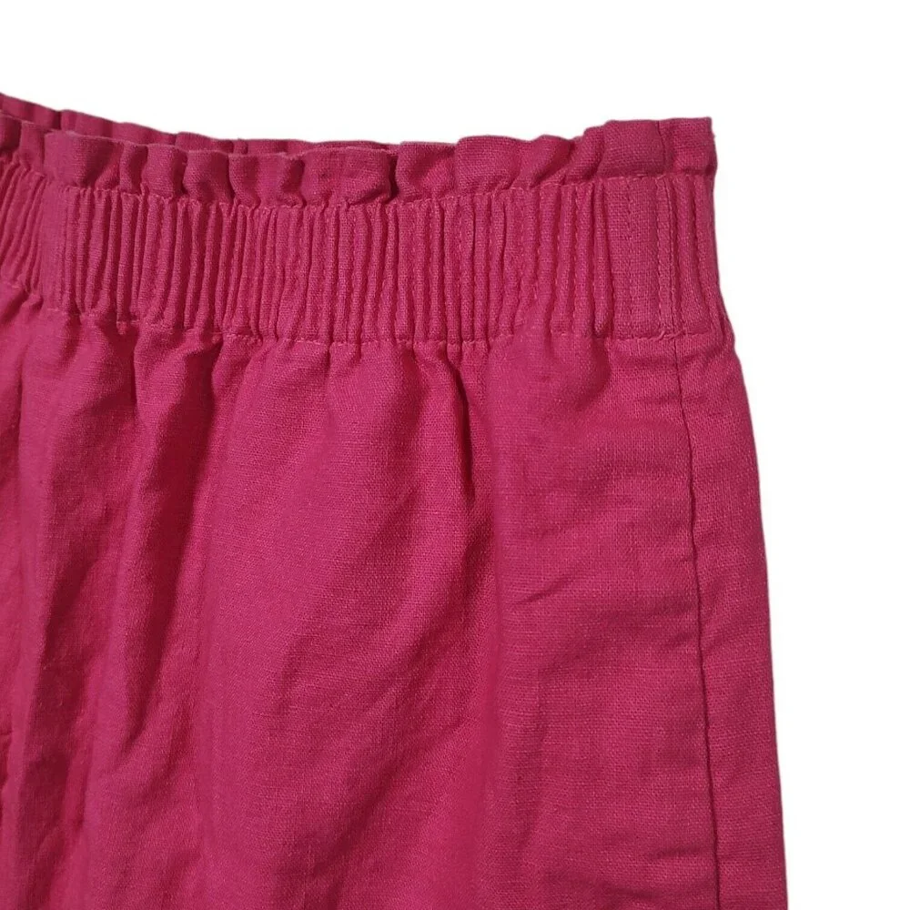 J. Crew Women's Pink Berry Scalloped Sidewalk Skirt Size 2